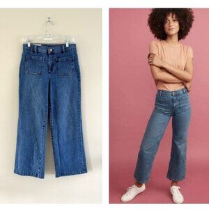 Marine Layer Blue Ankle & Cropped Jeans